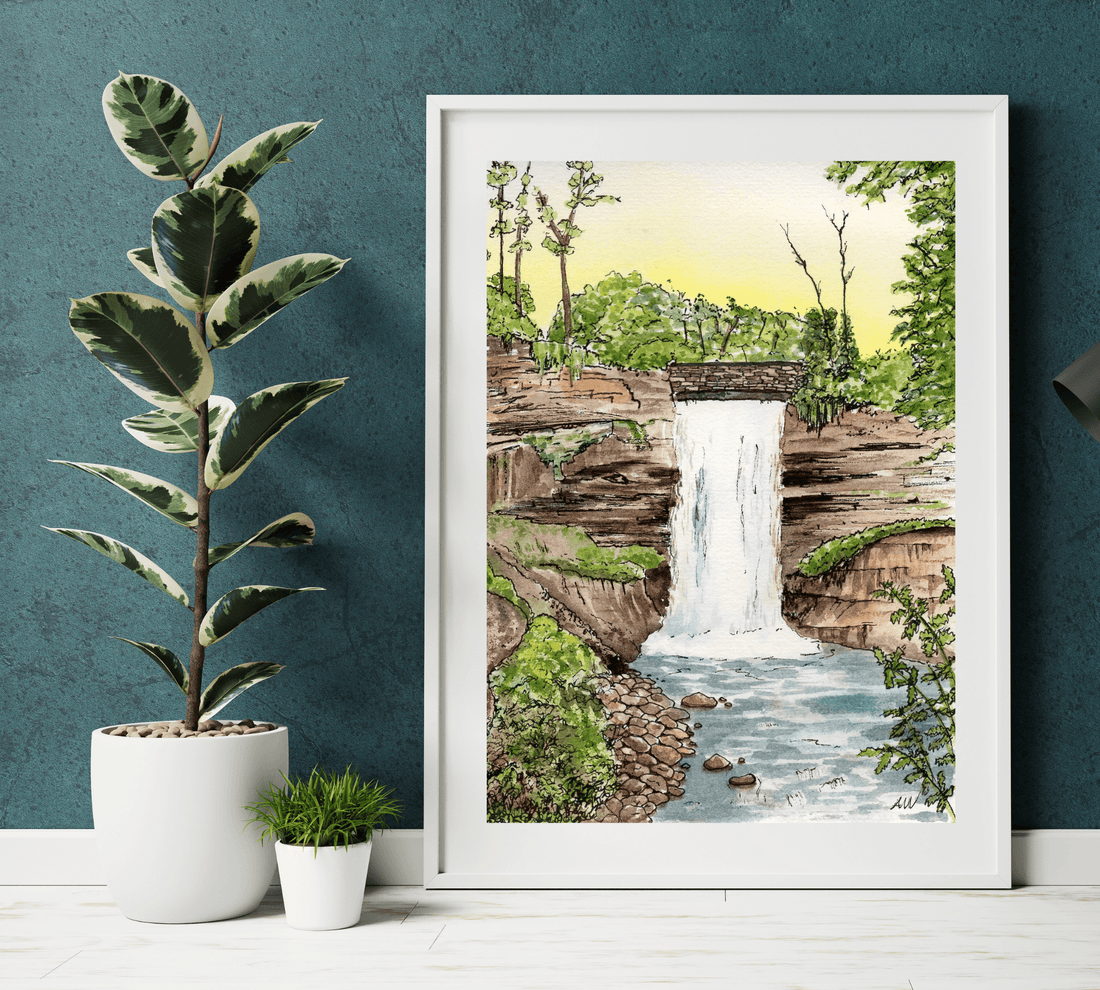 Behind the Art: The Minnehaha Falls - alyssawhetstoneart