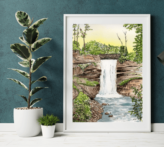 Behind the Art: The Minnehaha Falls - alyssawhetstoneart