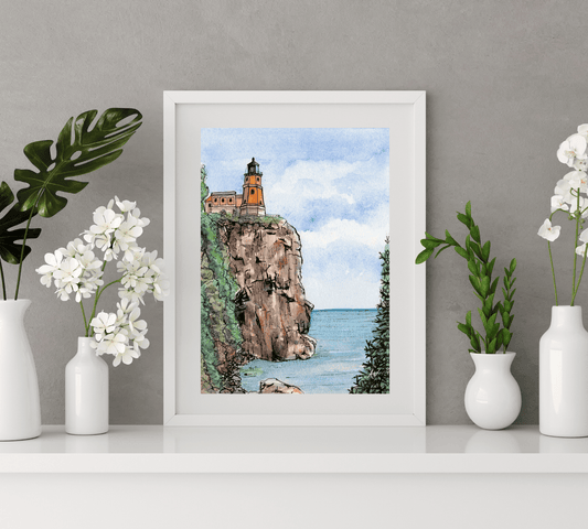 Behind the Art: Split Rock Lighthouse - alyssawhetstoneart