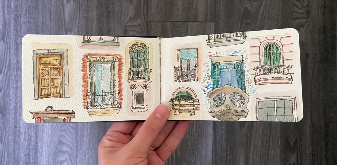 The easiest way to sketch your travels - alyssawhetstoneart