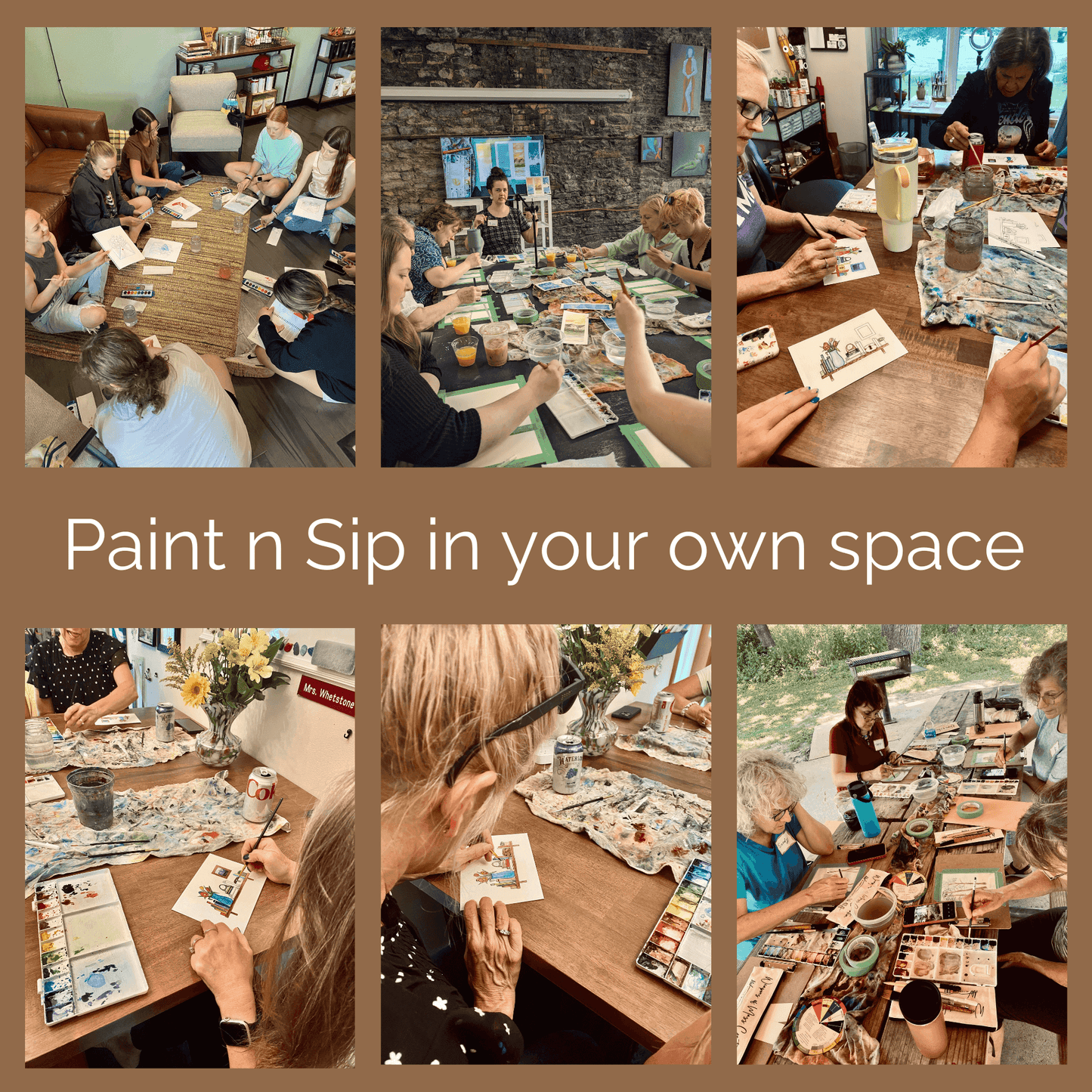Fireside - Paint Me! Party Pack - alyssawhetstoneart