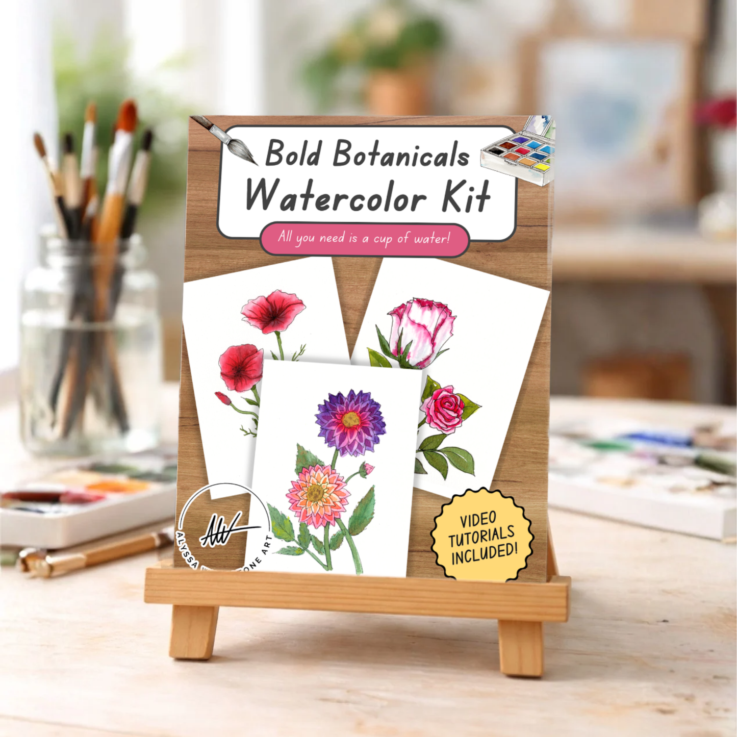 Bold Botanicals Watercolor Kit