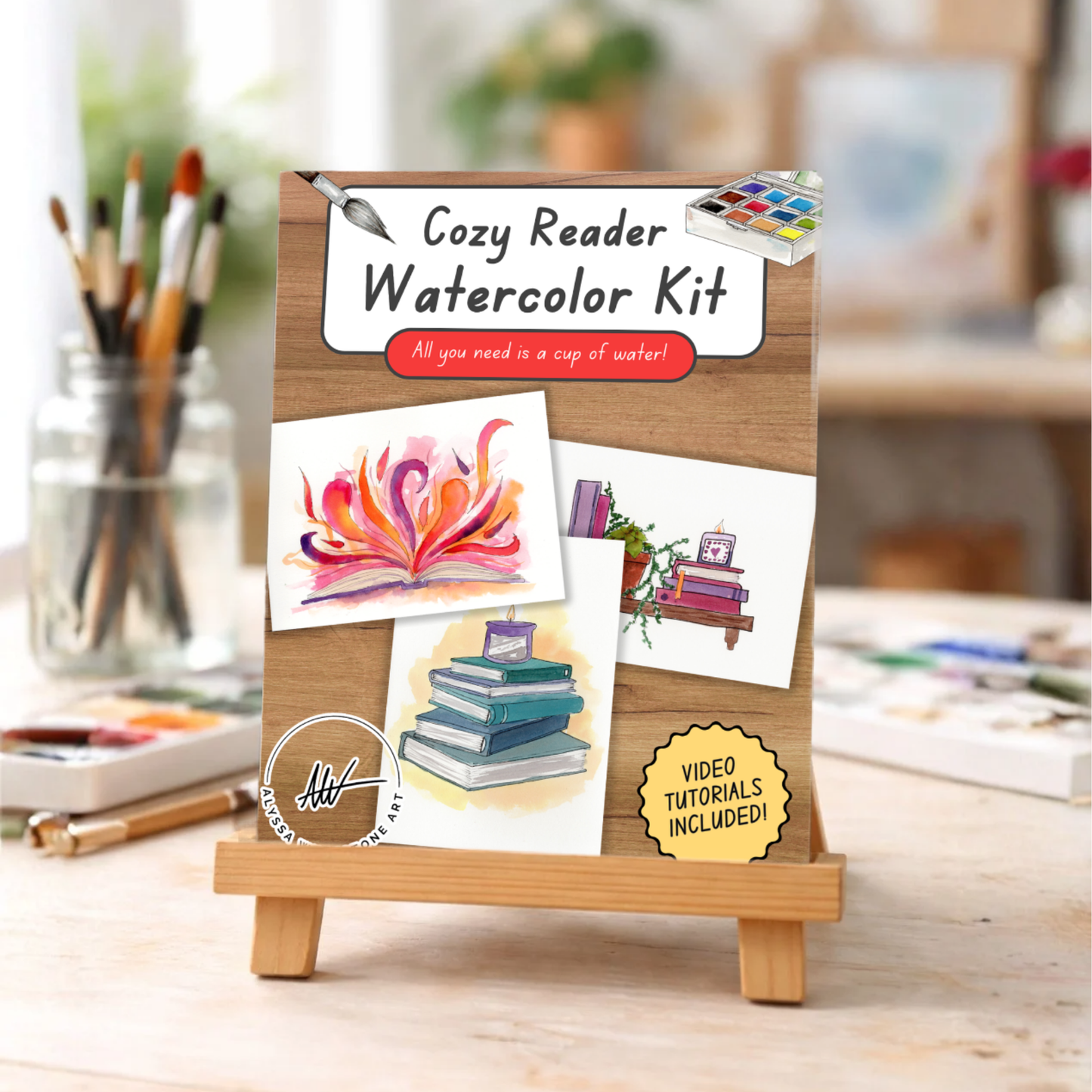 Cozy Reader Watercolor Kit