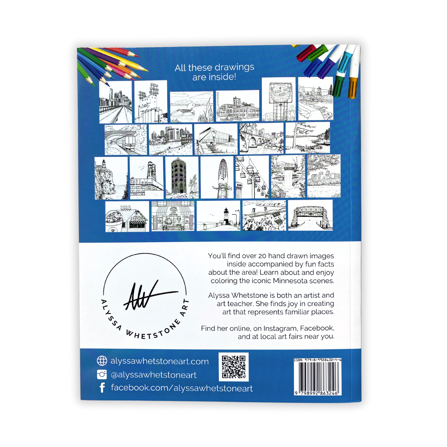 Minnesota Coloring Book - alyssawhetstoneart