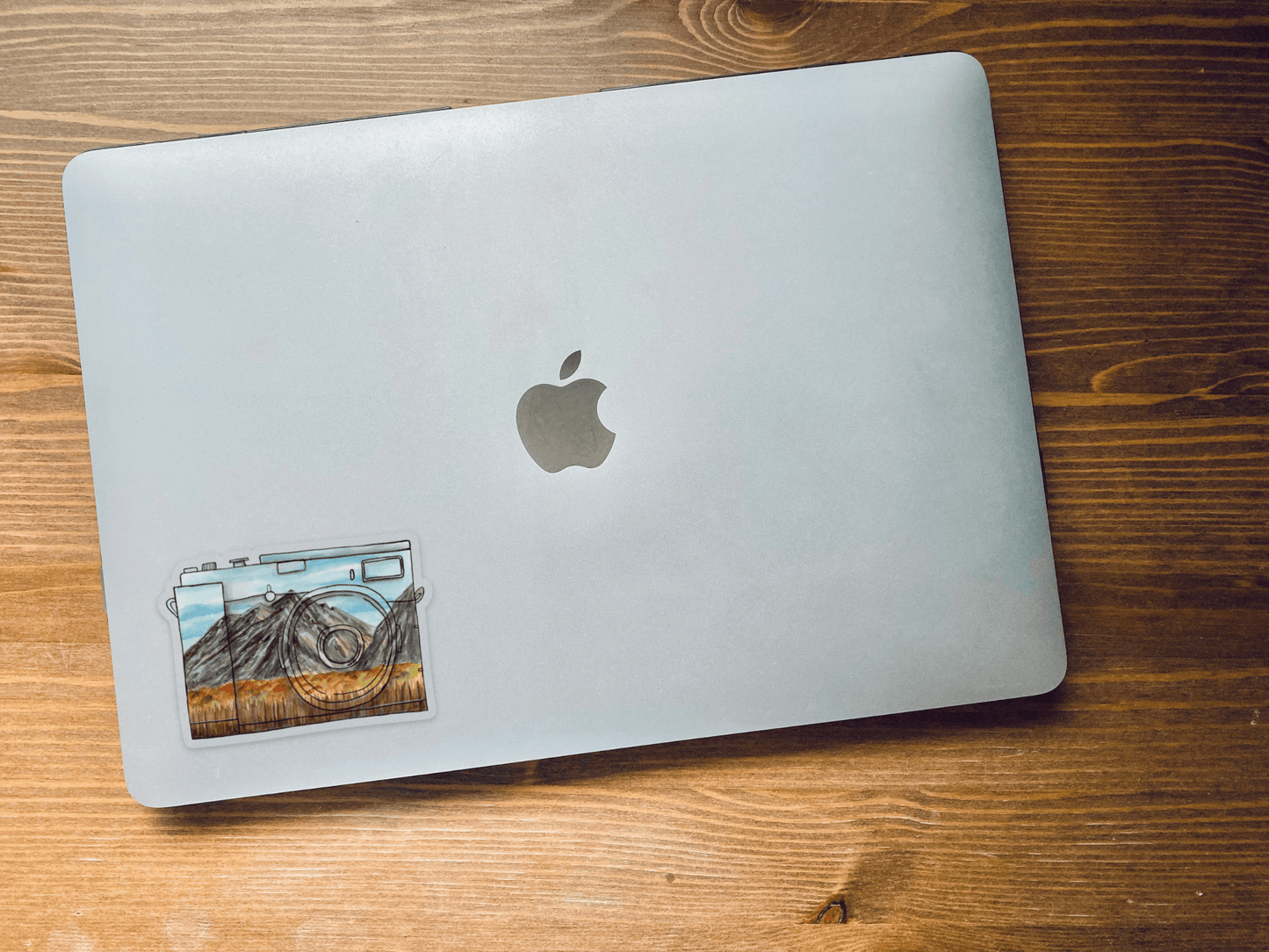 Camera Mountains Sticker - Vinyl Decal Sticker