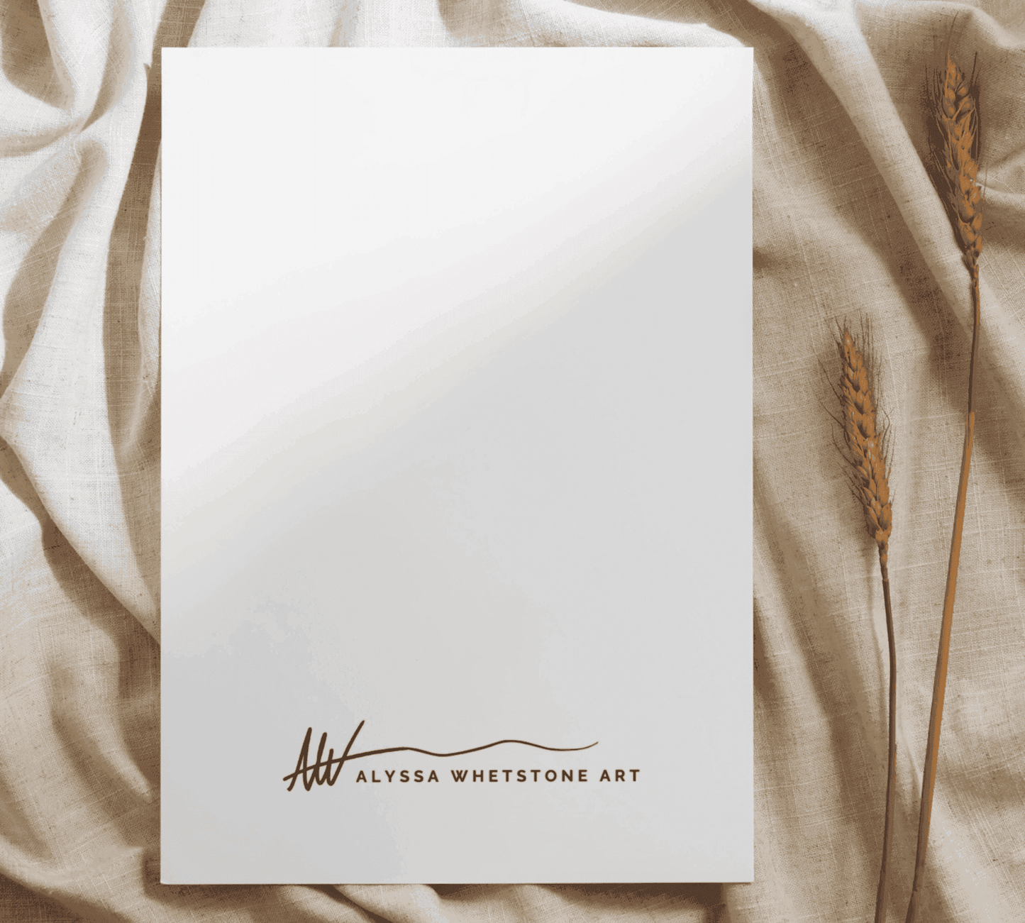 Hey Pumpkin Watercolor Greeting Card - alyssawhetstoneart