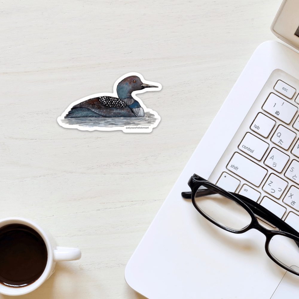 Loon Sticker - Minnesota State Bird - Vinyl Decal Sticker