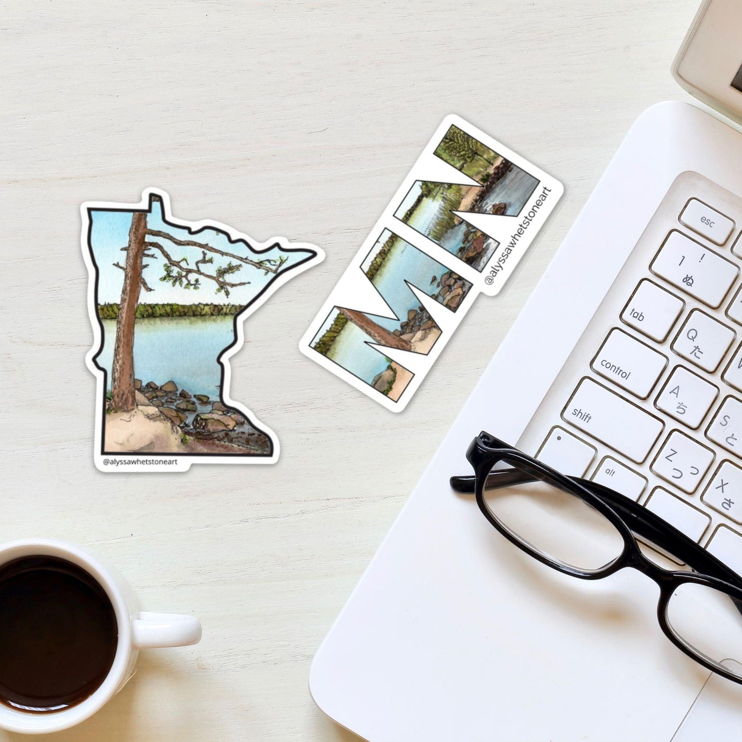 Itasca State Park - Up North Minnesota - Vinyl Decal Sticker - alyssawhetstoneart