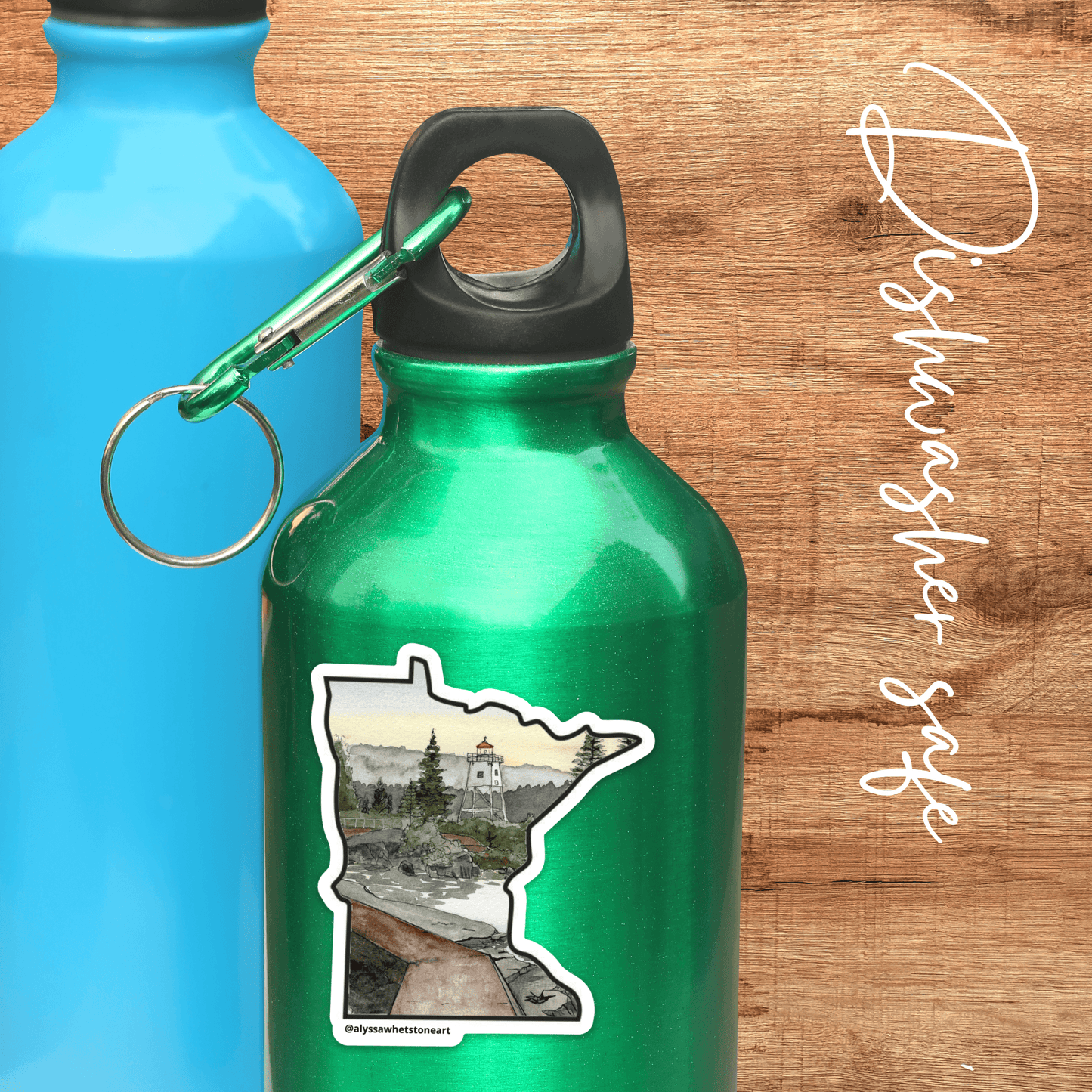 Artists' Point Grand Marais - Minnesota Outline - Vinyl Decal Sticker