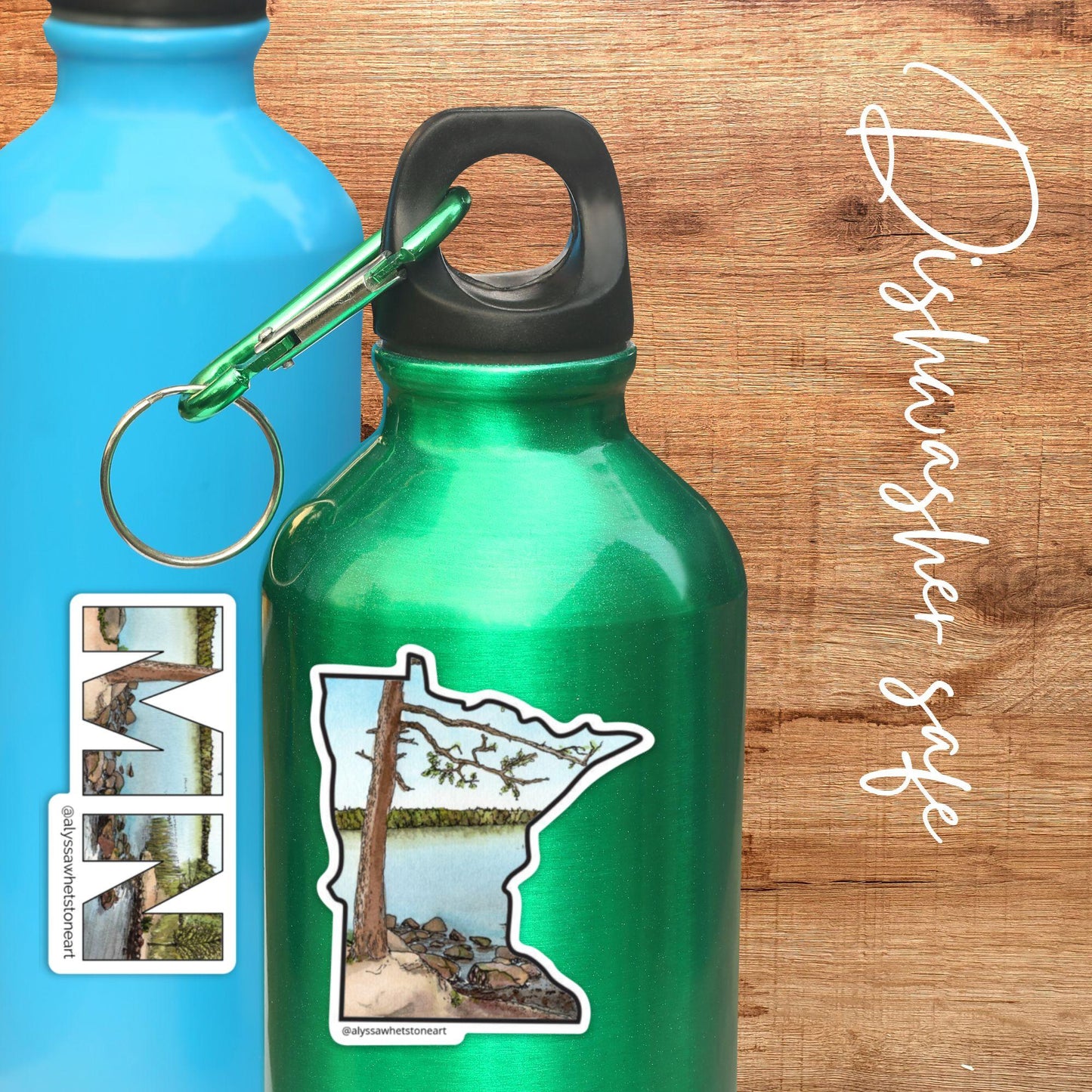 Itasca State Park - Up North Minnesota - Vinyl Decal Sticker - alyssawhetstoneart