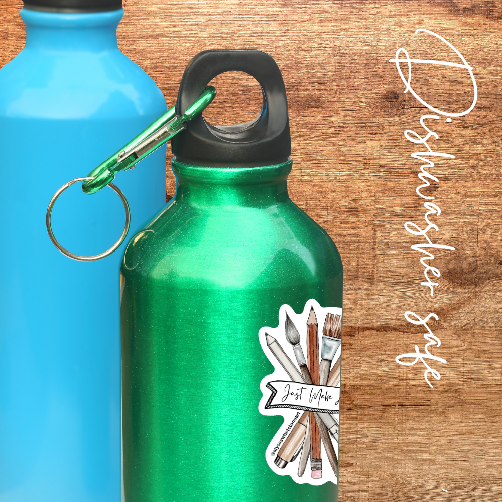 Just Make Art - Vinyl Decal Sticker