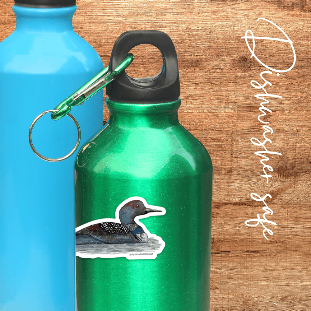 Loon Sticker - Minnesota State Bird - Vinyl Decal Sticker