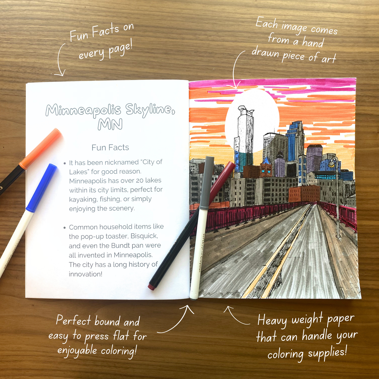 Minnesota Coloring Book - alyssawhetstoneart