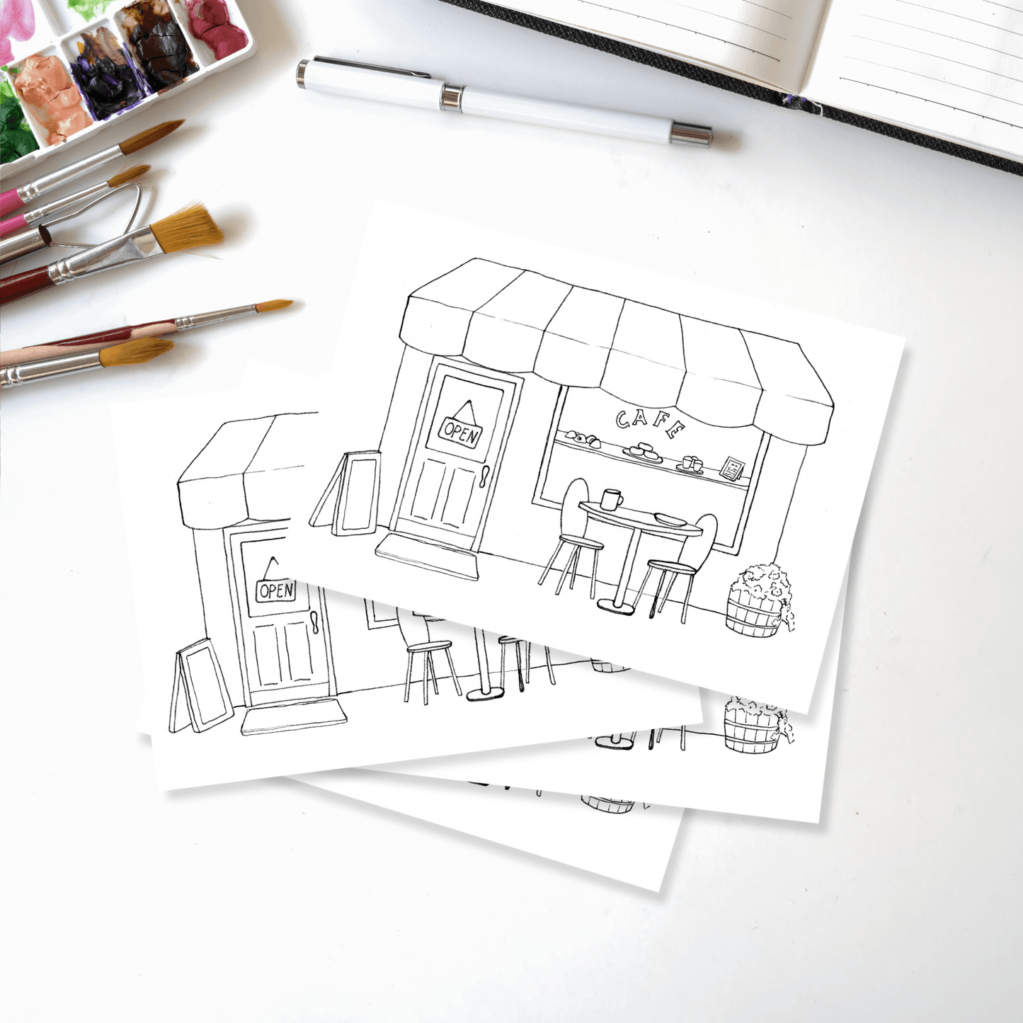 Cafe - Paint Me! Party Pack