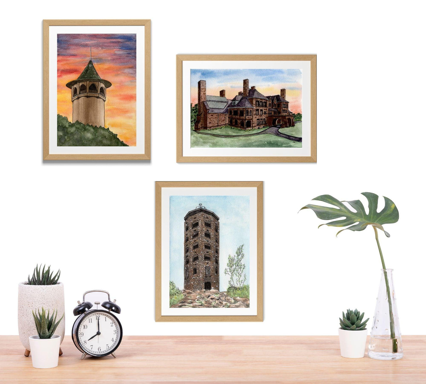 Witch's Hat in Minneapolis - Pen and Watercolor Art - Archival Quality Art Print - alyssawhetstoneart
