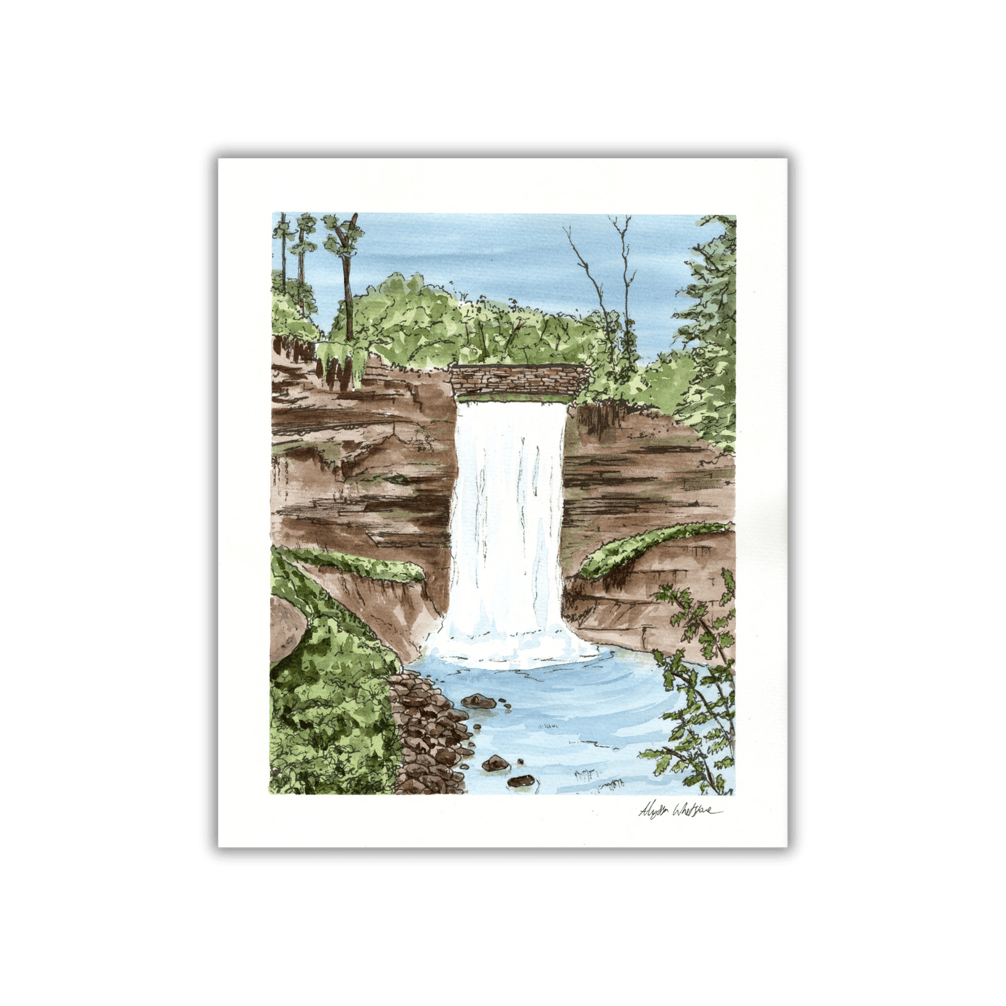 Minnehaha Falls Paint Me Page