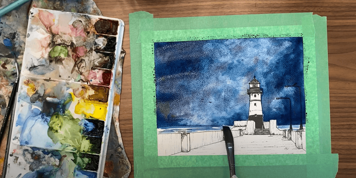 Lake Superior Lighthouse Paint Me Page