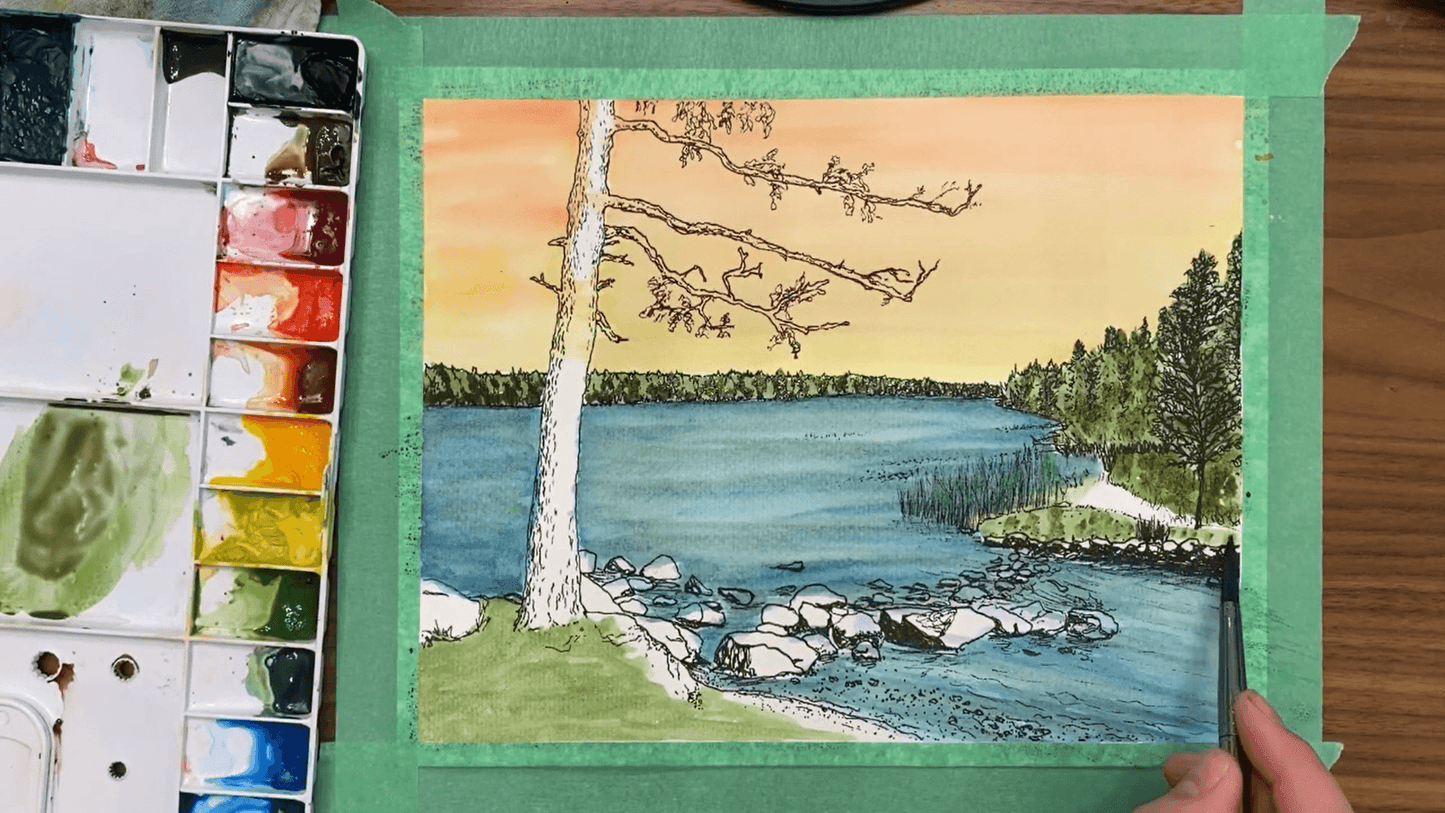 Lake Itasca Paint Me Page