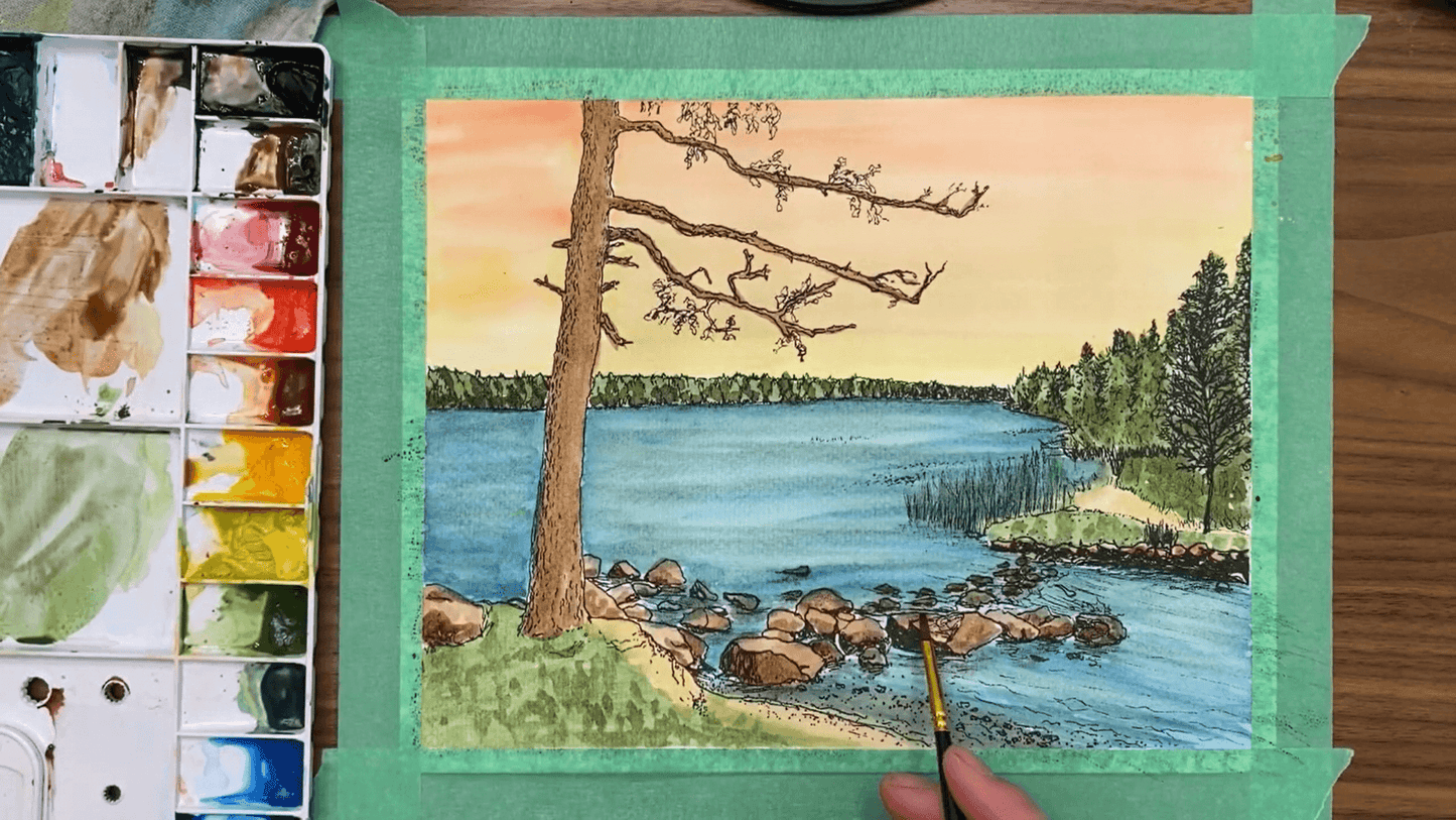 Lake Itasca Paint Me Page