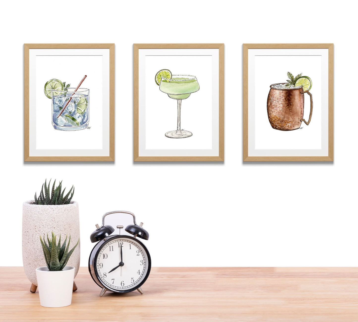 Margarita - Pen and Watercolor Archival Art Print - alyssawhetstoneart