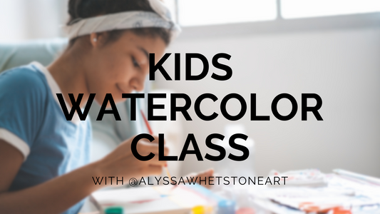 Kids Watercolor Class - July 23rd-25th 9-11:30am