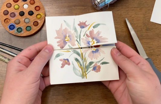 5 Things I Learned Making an Origami Watercolor Painting (And Why You Should Try It)