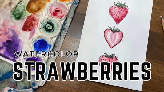 I Painted a Card Instead of Buying One: What 20 Minutes of Watercolor Did for Me