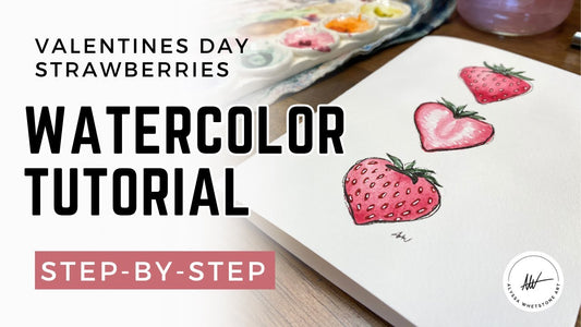 5 Beginner Watercolor Tips I Snuck Into My Strawberry Tutorial