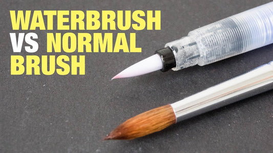 Water Brush vs. Regular Brush: Which One Should You Use for Watercolor?