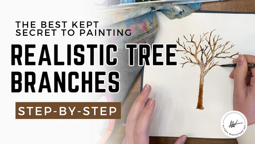 The Secret Behind Painting Watercolor Tree Branches