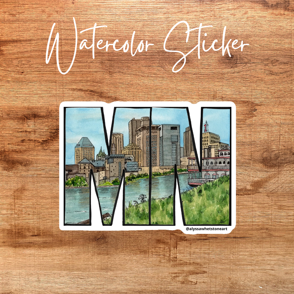 St. Paul MN - Vinyl Decal Sticker