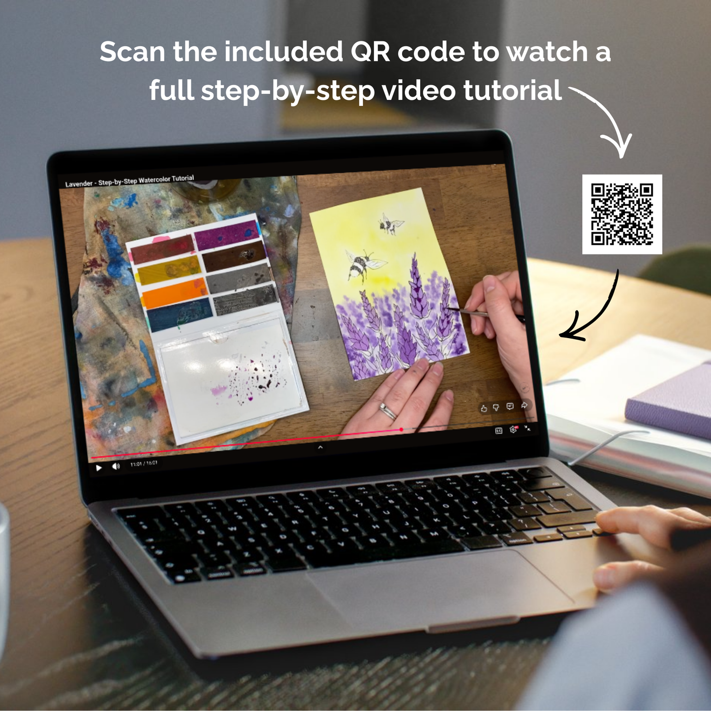 Bees and Buds Watercolor Kit