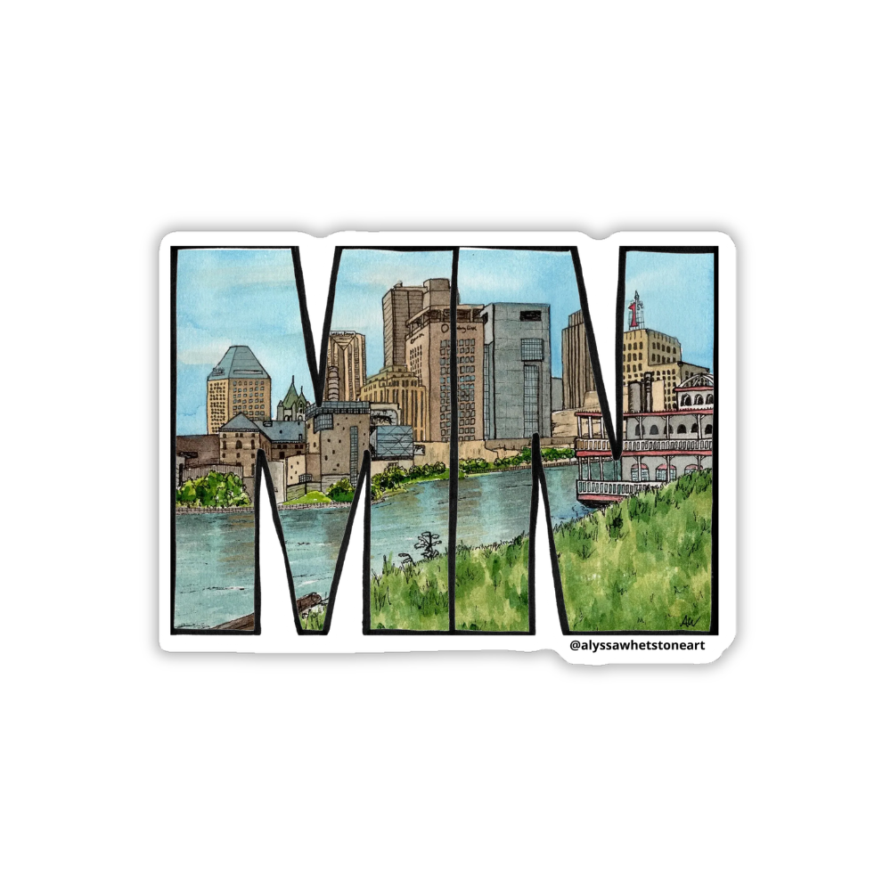St. Paul MN - Vinyl Decal Sticker