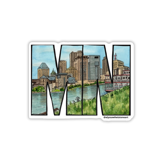 St. Paul MN - Vinyl Decal Sticker