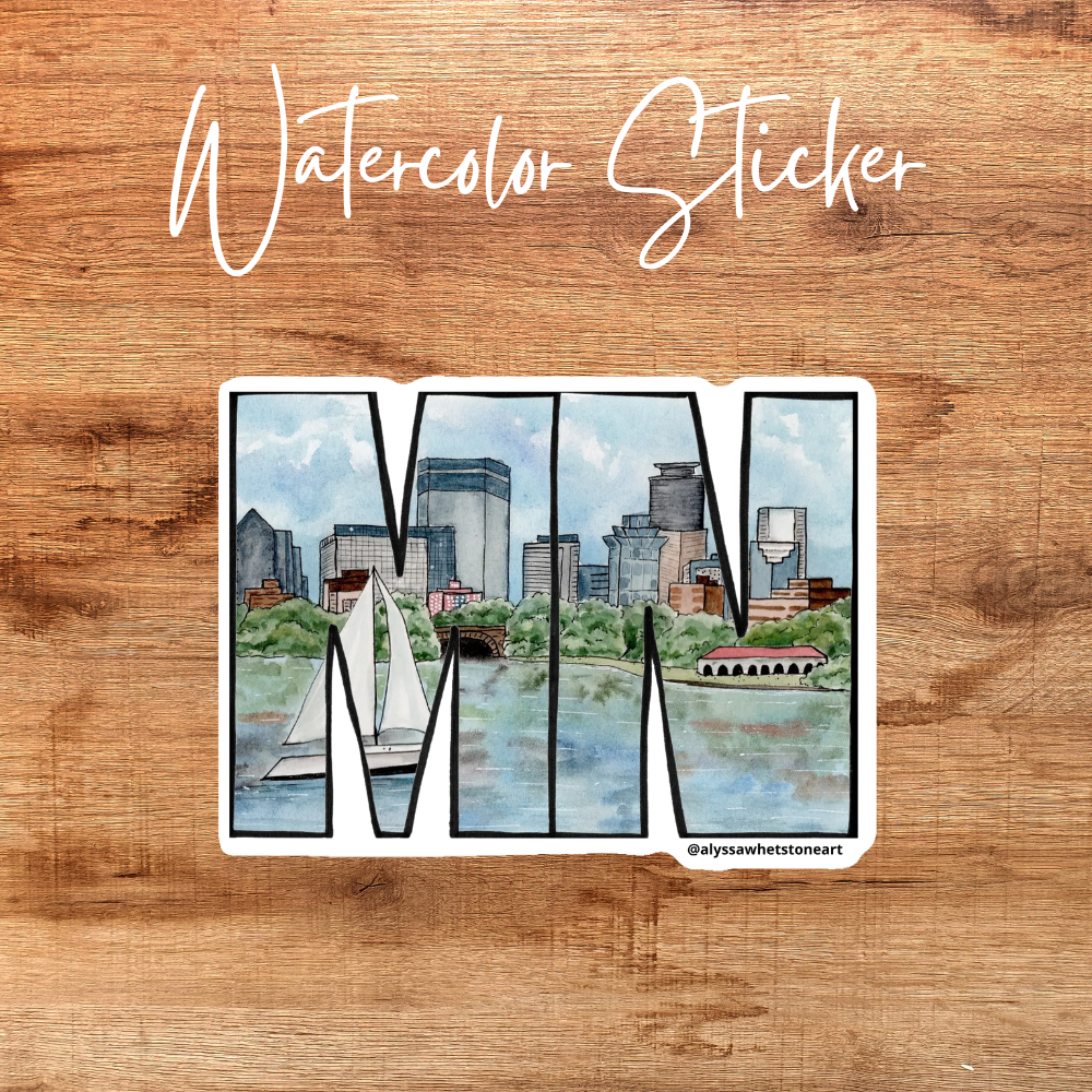 Lake Bde Maka SKa MN - Vinyl Decal Sticker