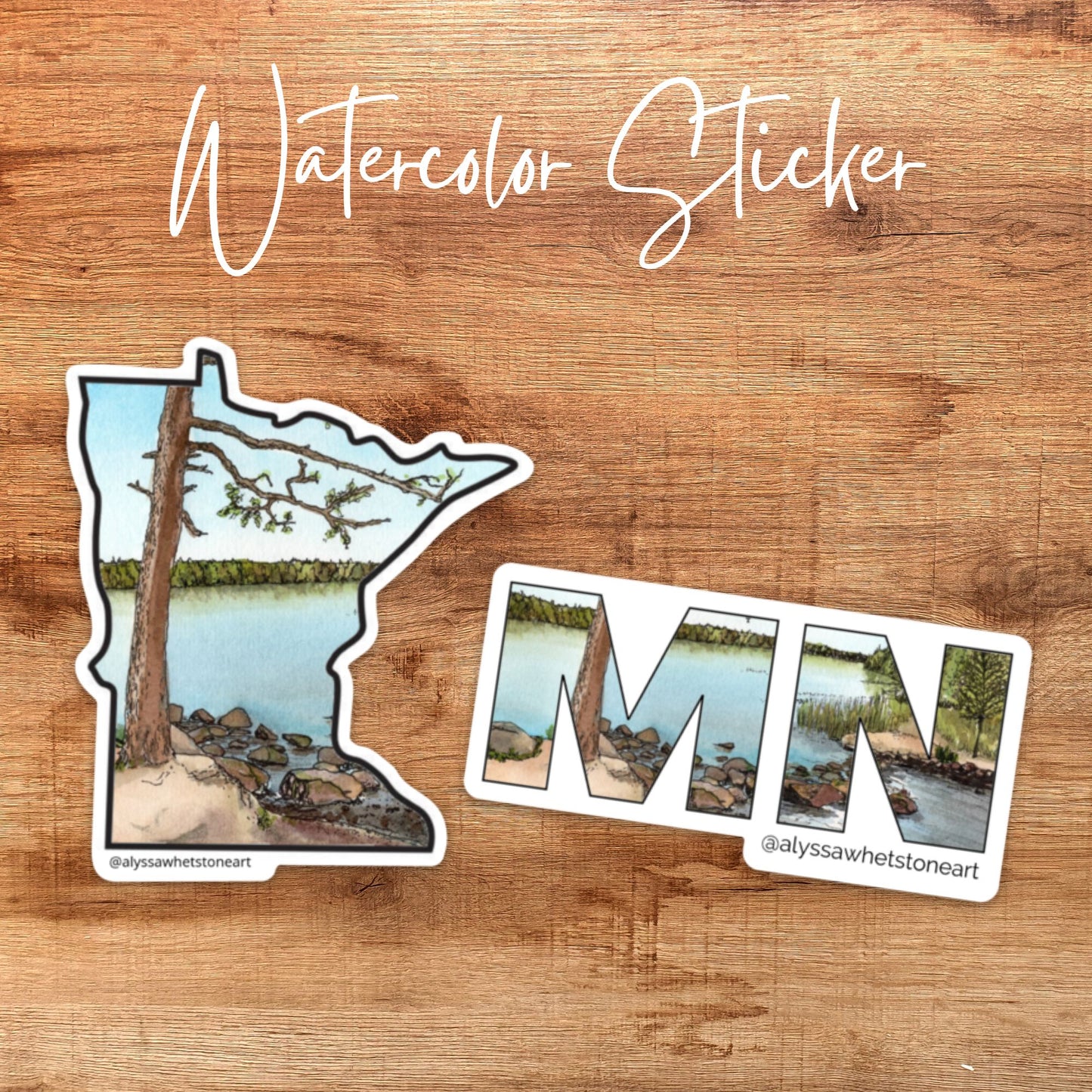 Itasca State Park - Up North Minnesota - Vinyl Decal Sticker