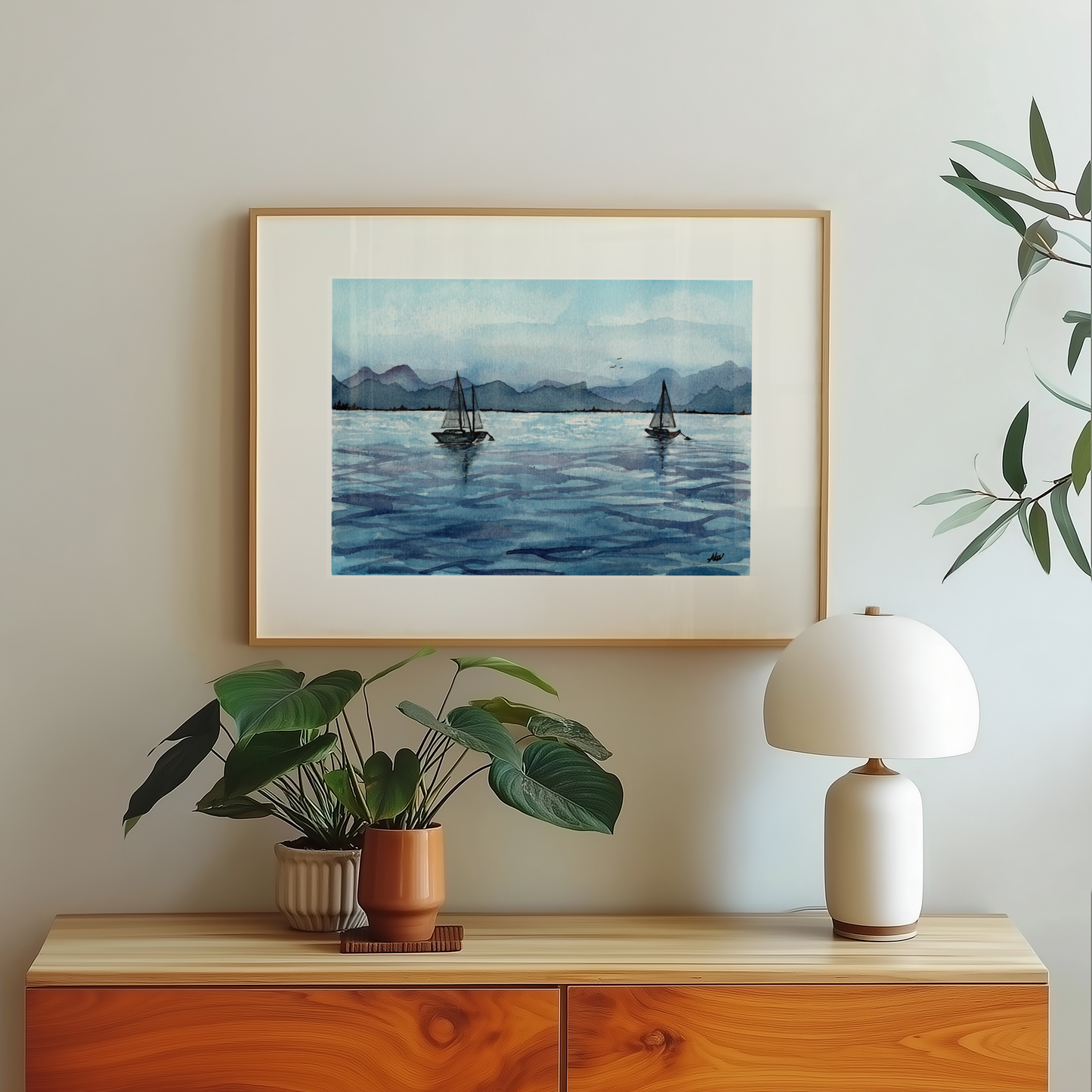 Sailboats Fine Art Print