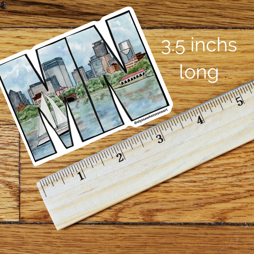 Lake Bde Maka SKa MN - Vinyl Decal Sticker