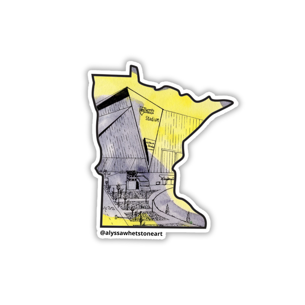 Vikings Football Minnesota - Vinyl Decal Sticker