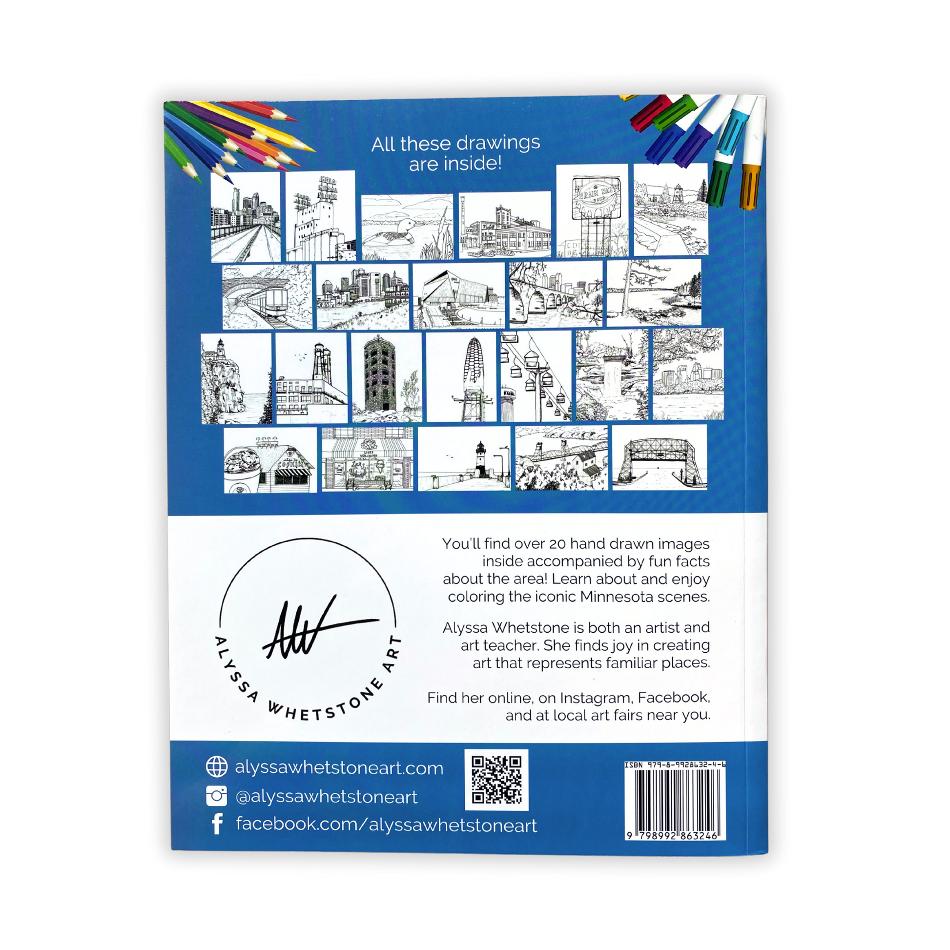 Minnesota Coloring Book - alyssawhetstoneart