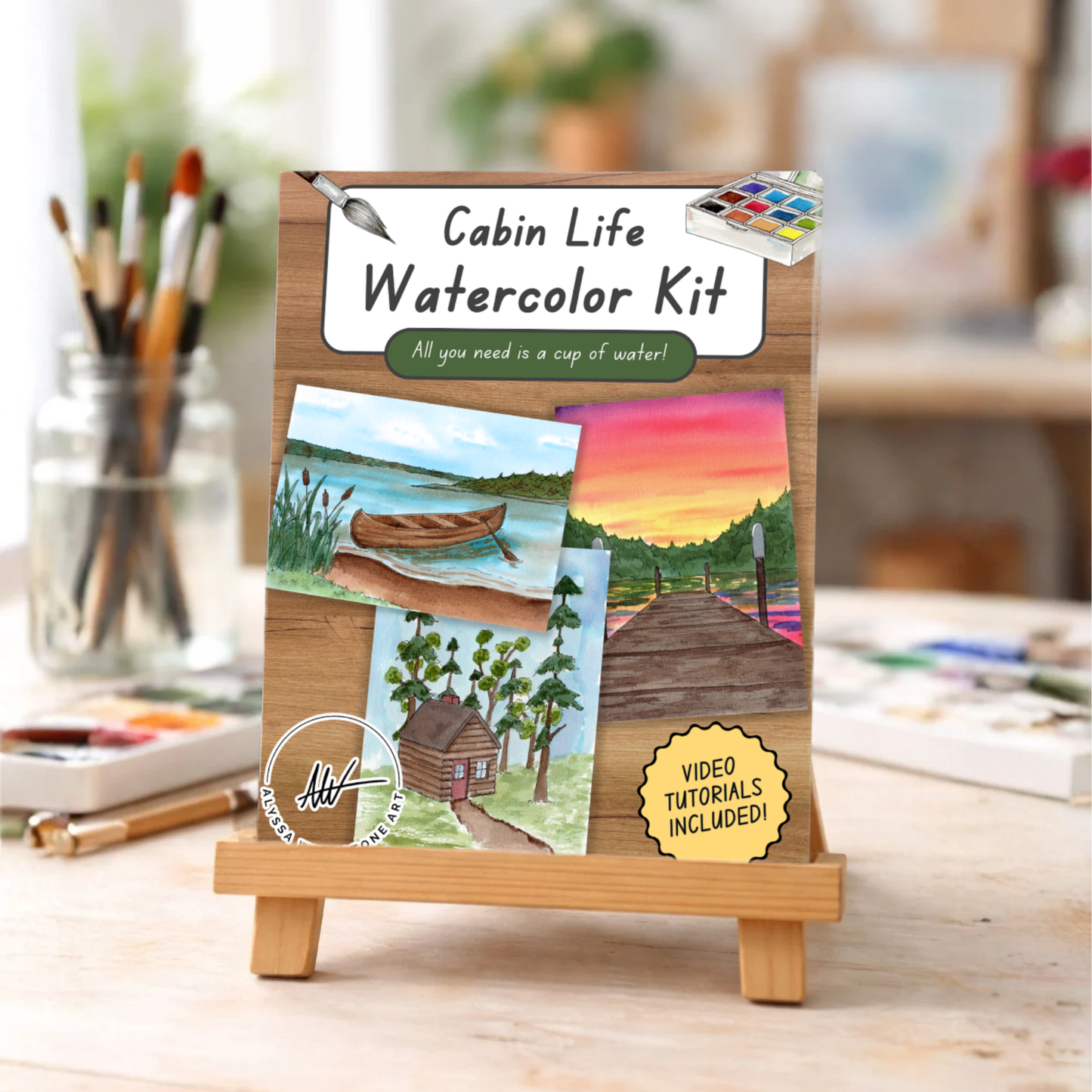 Cabin Life Watercolor Kit