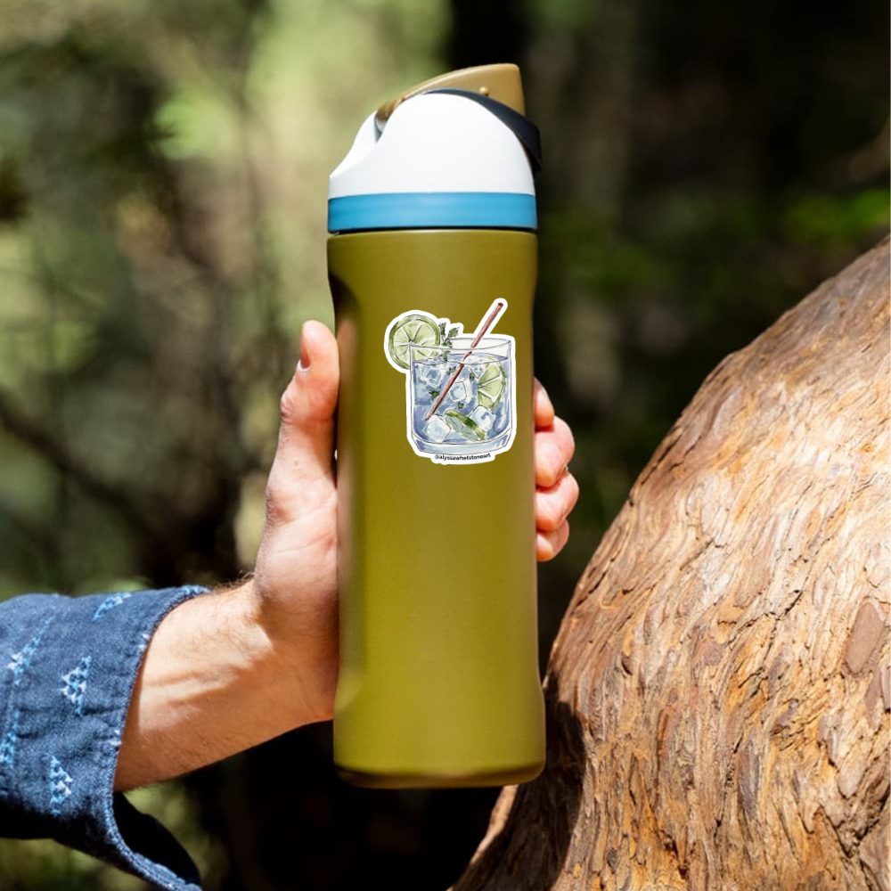 Gin and Tonic - Vinyl Decal Sticker