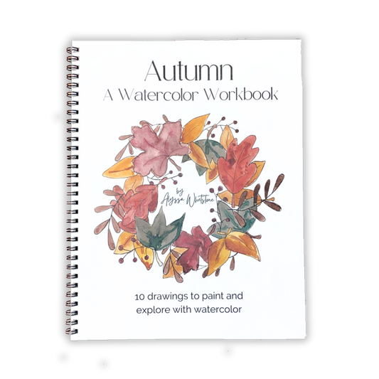 Autumn Watercolor Workbook - Video Directions Included