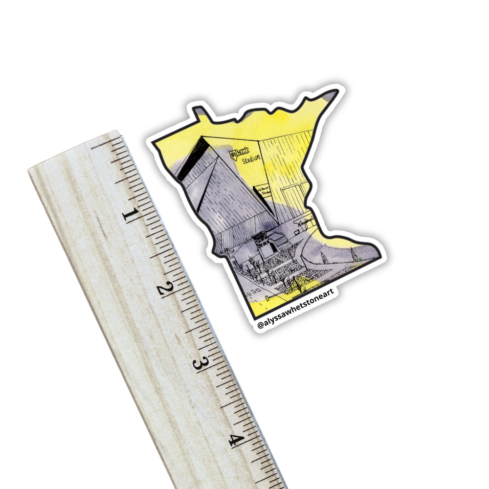 Vikings Football Minnesota - Vinyl Decal Sticker