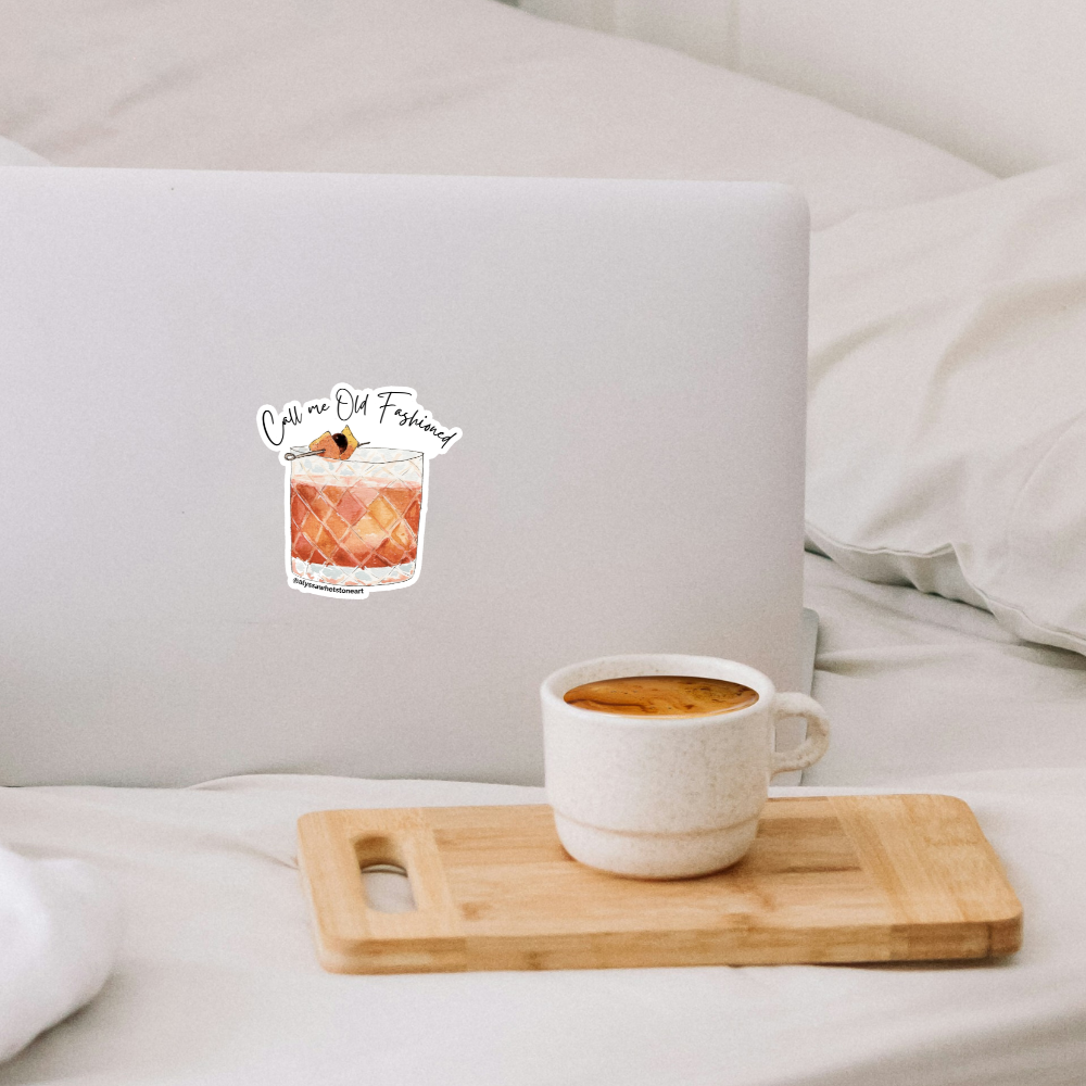 Call Me Old Fashioned - Vinyl Decal Sticker