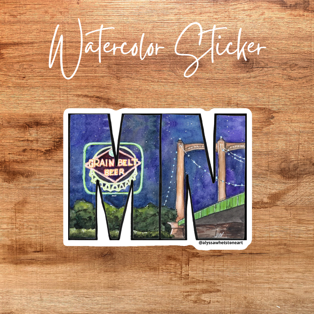 Grain Belt Beer MN - Vinyl Decal Sticker