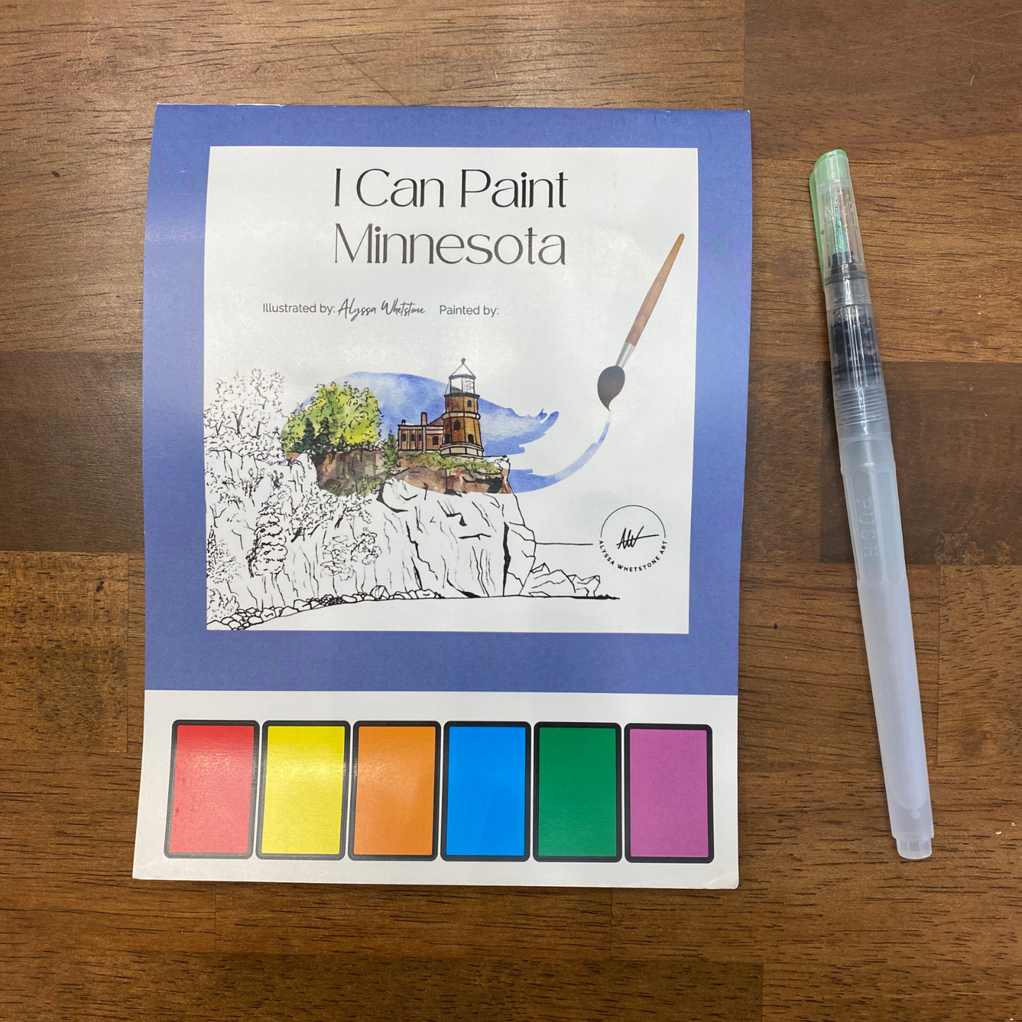 I Can Paint Minnesota - Kids Painting Book