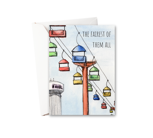 The Fairest of Them All - MN State Fair Watercolor Greeting Card