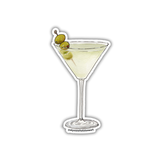 Dirty Martini - Vinyl Decal Sticker