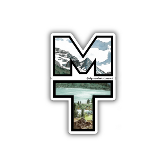 Montana East Glacier National Park - Vinyl Decal Sticker